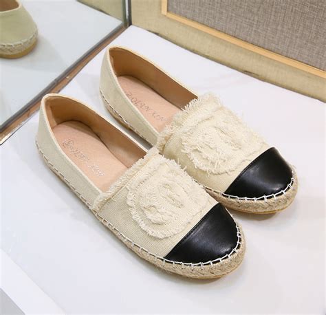 chanel leather espadrilles dupe|chanel espadrilles price euro.